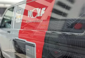 WOLF Service Fahrzeug WOLF Service Fahrzeug mit Service Champions Siegel 2023